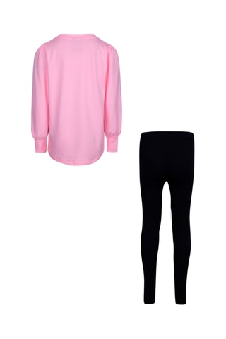 Sweat et legging - Rose et noir - Noir
