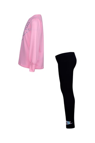 Sweat et legging - Rose et noir - Noir