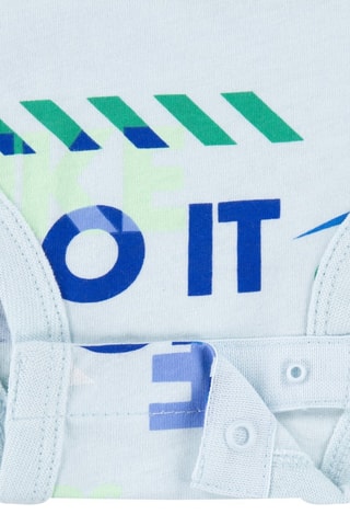 Body et pantalon Playful - Blanc, bleu et vert