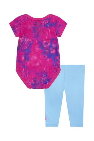 Body et legging - Bleu et rose