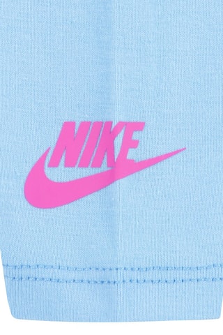 Body et legging - Bleu et rose