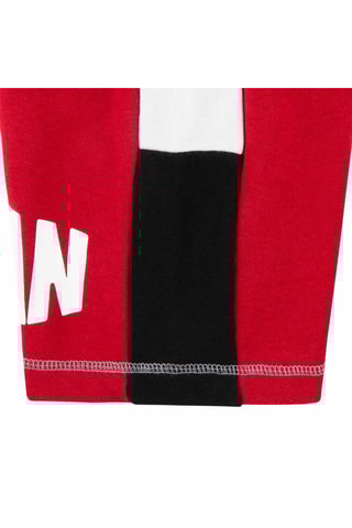 Tshirt et short - Blanc, noir et rouge