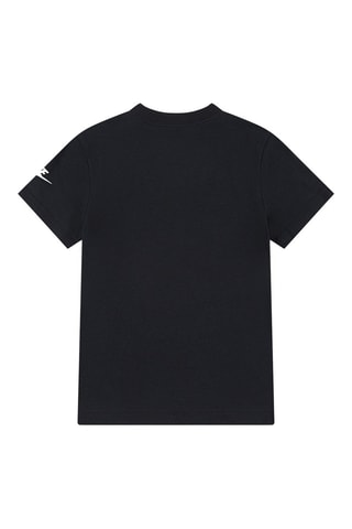T-shirt - Blanc, noir et orange