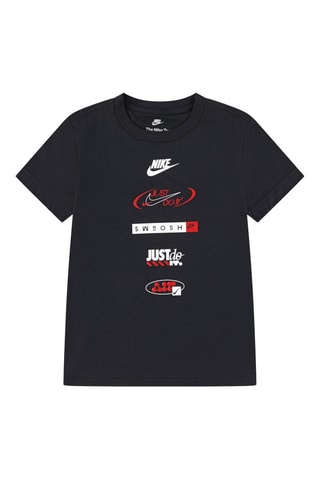 T-shirt - Blanc, noir et rouge