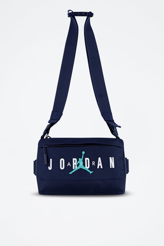 Sac bandoulière - Blanc, bleu et vert