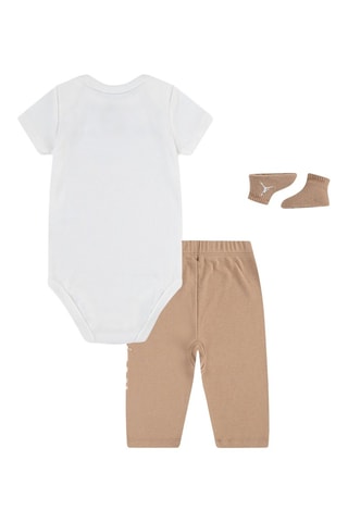 Ensemble 3 pièces - Blanc, noir et beige