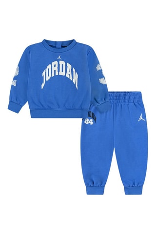 Sweat et pantalon polaires - Blanc, noir et bleu