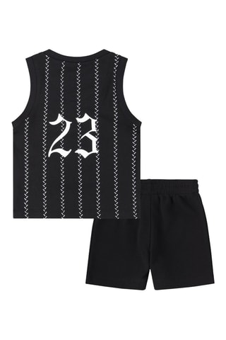 Débardeur et short - Blanc et noir