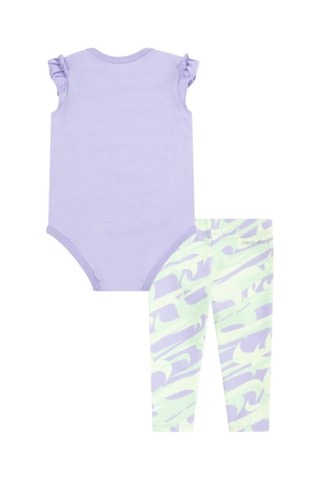 Body et legging Frep in Your Step - Blanc et violet