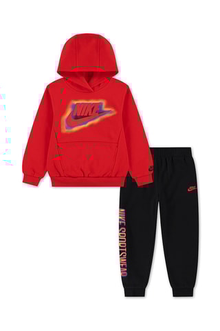 Sweat à capuche et pantalon polaires - Noir