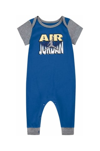 Combinaison - Blanc, bleu, jaune et gris