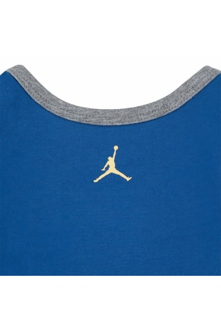 Combinaison - Blanc, bleu, jaune et gris