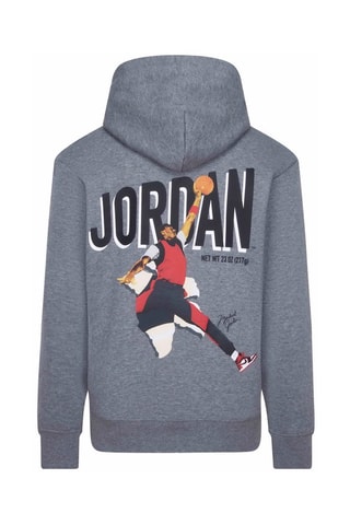 Sweat à capuche - Blanc, noir, rouge et gris