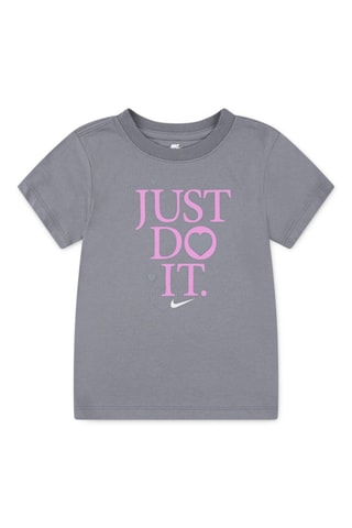 T-shirt Swoosh - Nike - Rose et gris