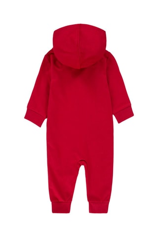 Grenouillère à capuche - Rouge