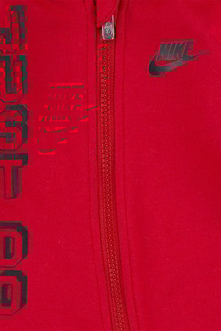 Grenouillère à capuche - Rouge