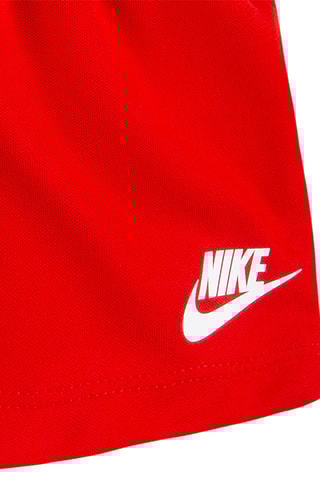 Débardeur et short - Blanc, noir, rouge et marron