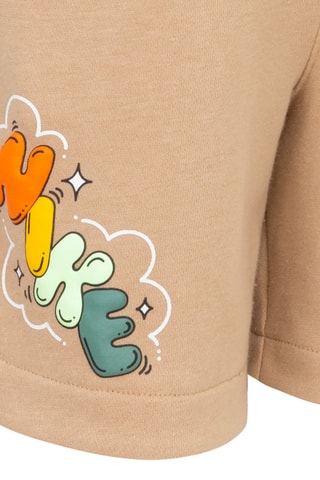 Short - Beige et orange