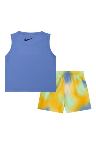 Débardeur et short tie and tie Hazy Rays - Bleu et jaune