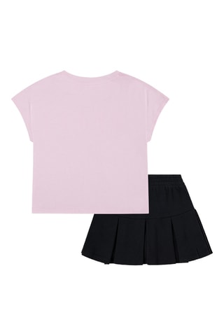 T-shirt et jupe-short - Noir