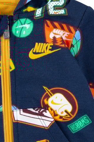 Grenouillère à capuche - Bleu