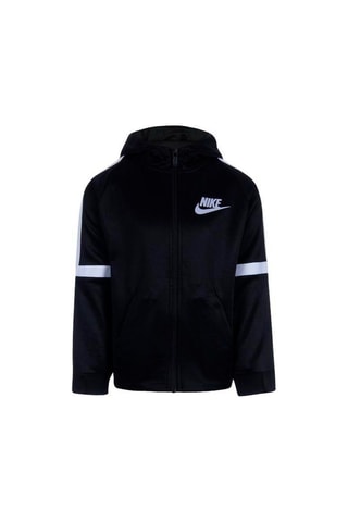 Veste à capuche - Blanc et noir