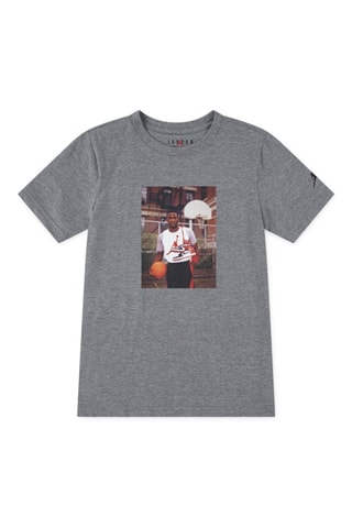 Tshirt Mickael Jordan - Blanc, noir et gris