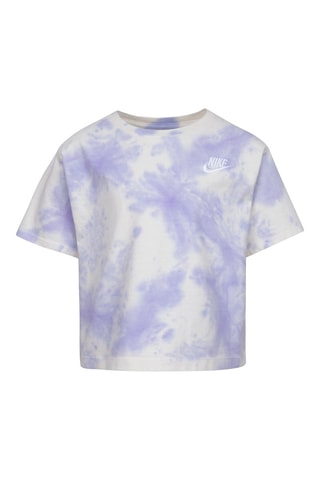 Tshirt tie and dye - Blanc, bleu et gris