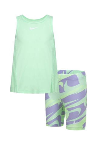 Débardeur et cycliste Prep In Your Step - Vert et violet