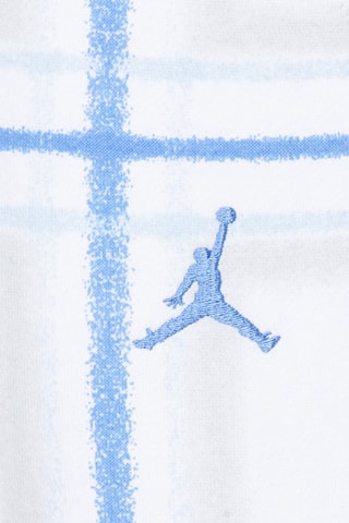 Pantalon molletonné - Blanc, bleu et gris