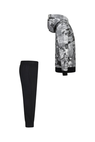 Sweat et pantalon molletonnés Michael Jordan - Blanc, noir et gris