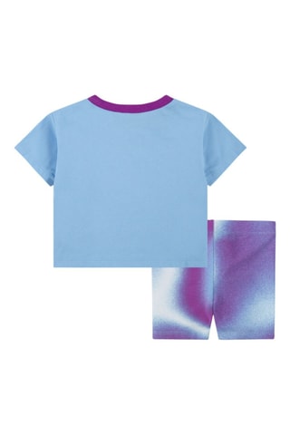 Tshirt et short Lemonade Stand - Blanc, bleu et violet