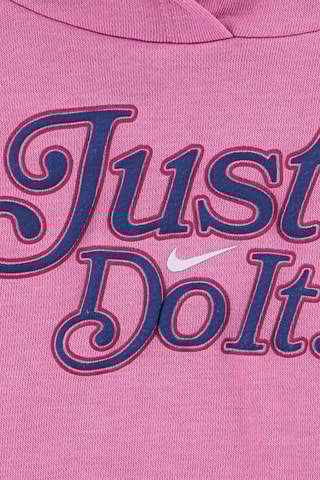 Sweat à capuche et legging - Blanc, bleu et rose