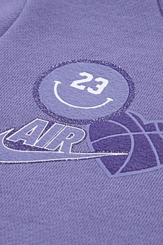 Sweat et pantalon polaires - Noir et violet