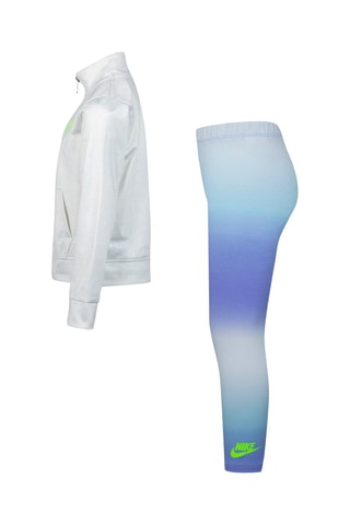 Sweat et legging dip and dye - Nike - Blanc, bleu et vert