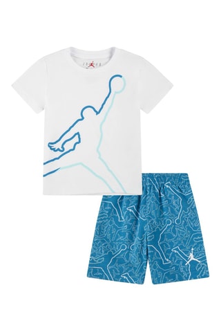 Ensemble 2 pièces - Blanc et bleu