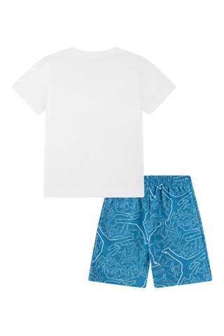 Ensemble 2 pièces - Blanc et bleu