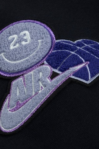 Sweat à capuche - Noir, violet et gris