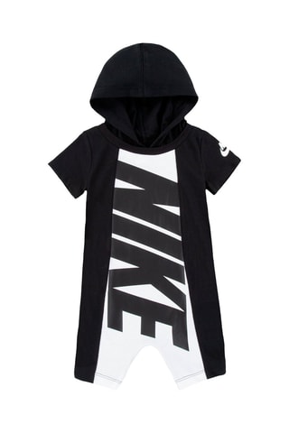 Combinaison à capuche - Blanc et noir