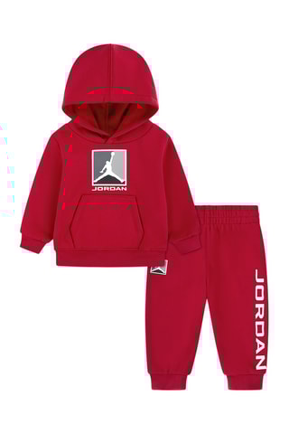 Sweat à capuche et jogging - Rouge