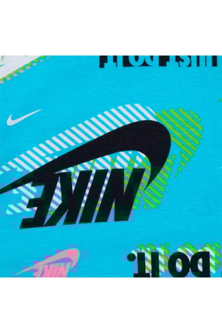 Tshirt et short - Blanc, noir, bleu et vert