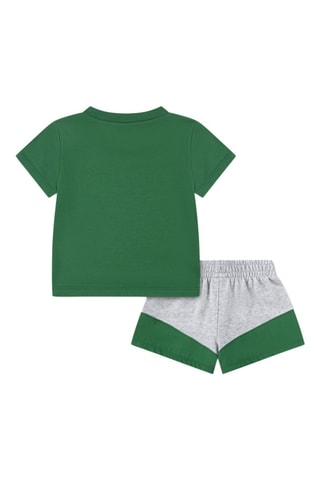 Tshirt et short Jordan Stacked - Vert et gris