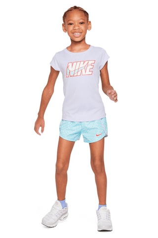 Tshirt et short - Blanc, bleu et violet