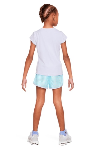 Tshirt et short - Blanc, bleu et violet