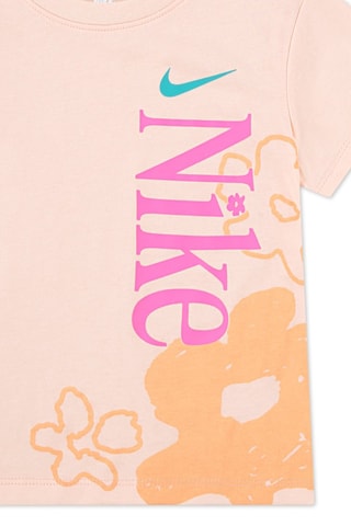 Tshirt et short - Bleu, orange et rose