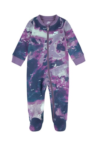 Grenouillère tie and dye - Nike - Bleu, violet et gris