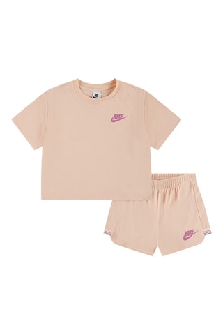 Tshirt et short - Orange et rose