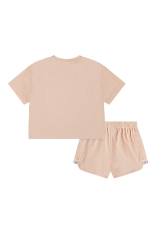 Tshirt et short - Orange et rose