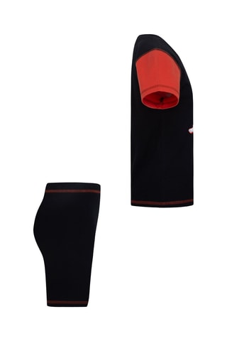 Tshirt et cycliste - Noir