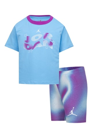 Tshirt et cycliste tie and dye Lemonade - Bleu et violet